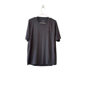 Under Armour Mens Grey Tech Tee Shirt Size LG Loose Fit